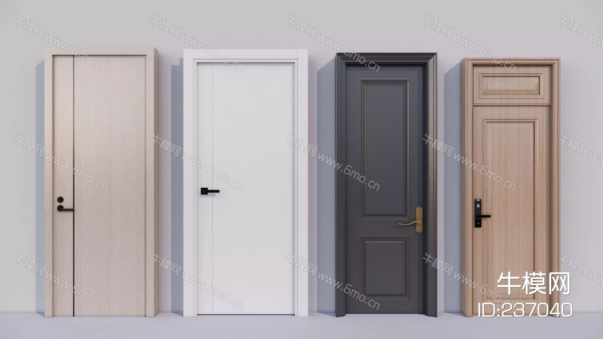 MODERN DOOR AND WINDOWS - SKETCHUP 3D MODEL - ENSCAPE - 237040