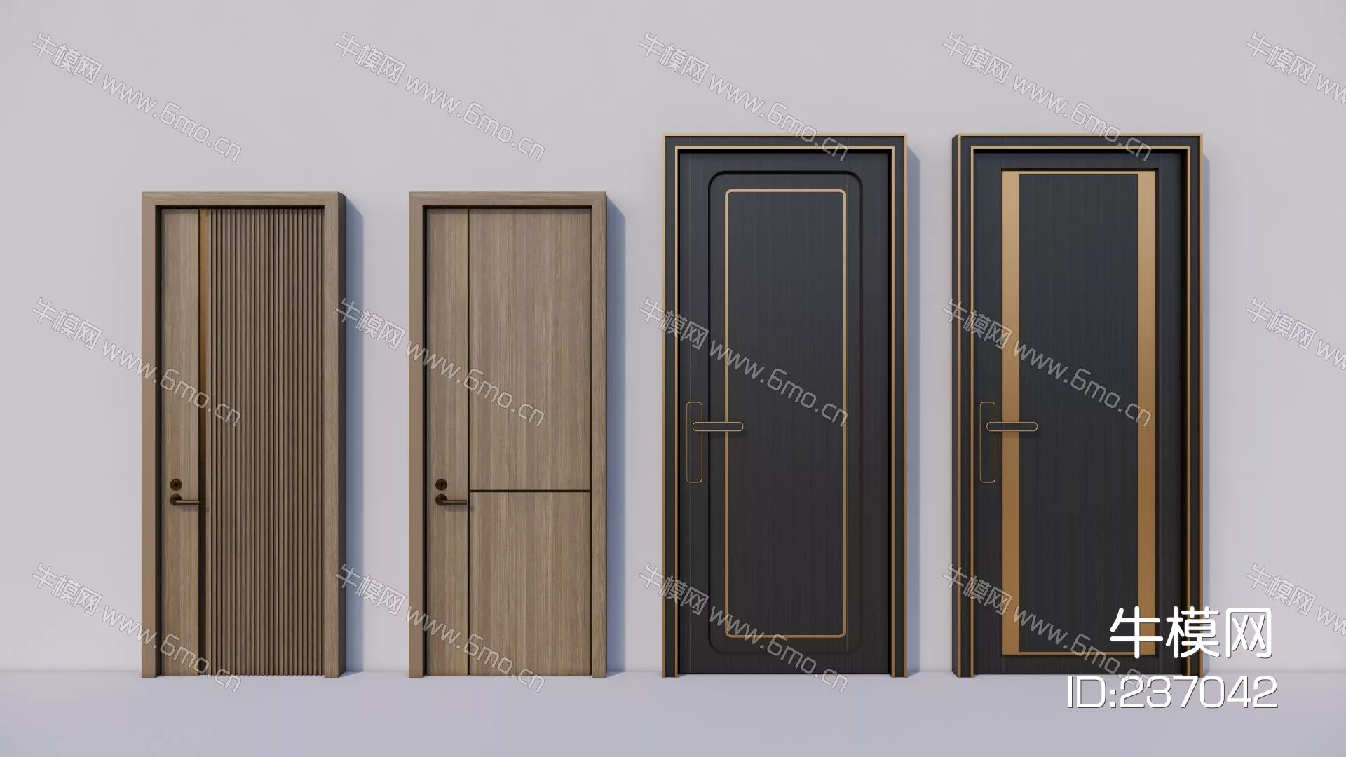 MODERN DOOR AND WINDOWS - SKETCHUP 3D MODEL - ENSCAPE - 237042