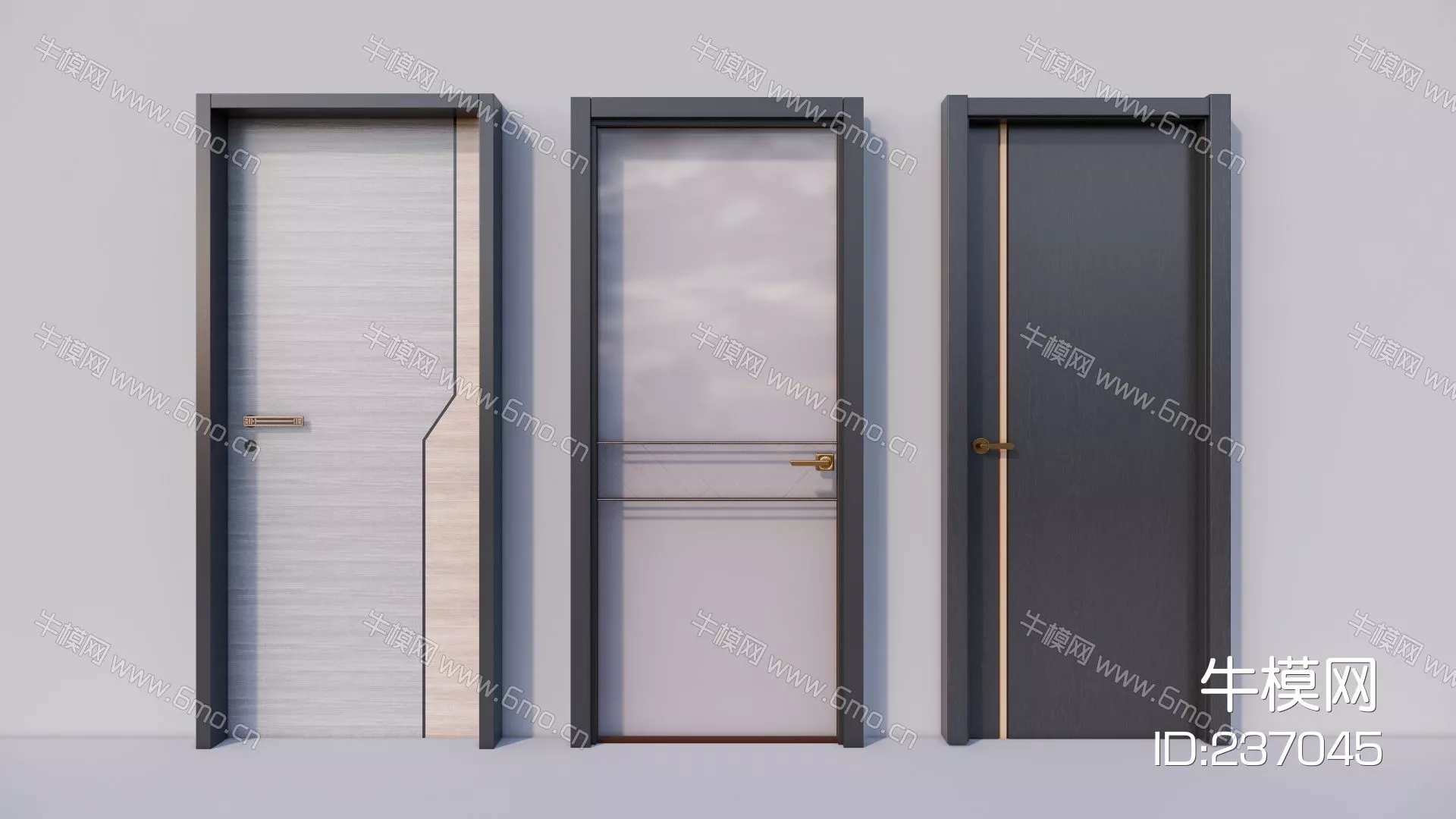 MODERN DOOR AND WINDOWS - SKETCHUP 3D MODEL - ENSCAPE - 237045