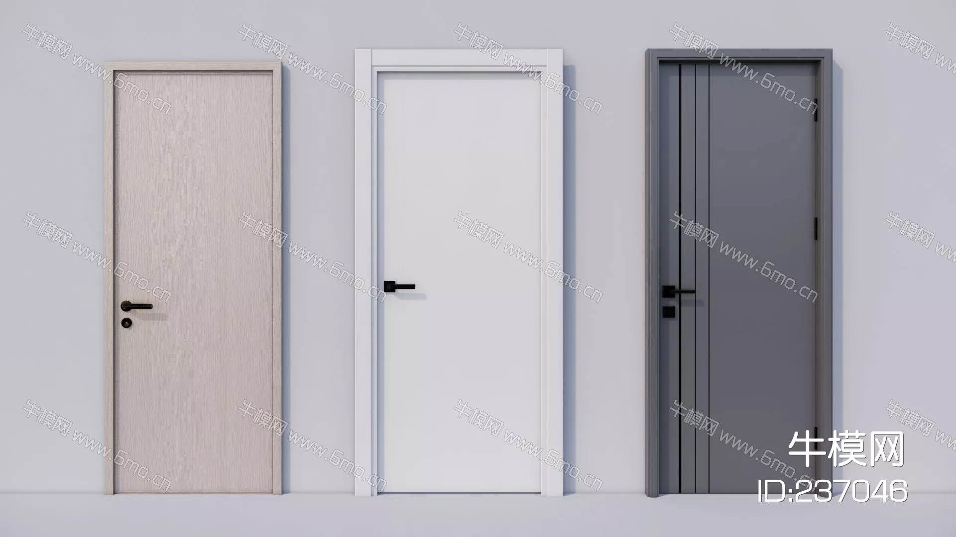 MODERN DOOR AND WINDOWS - SKETCHUP 3D MODEL - ENSCAPE - 237046