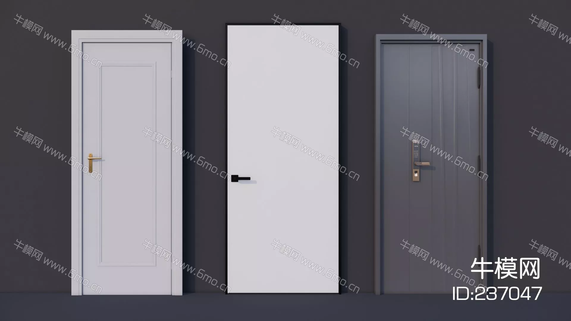 MODERN DOOR AND WINDOWS - SKETCHUP 3D MODEL - ENSCAPE - 237047
