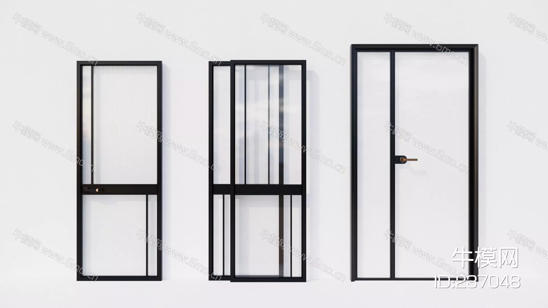 MODERN DOOR AND WINDOWS - SKETCHUP 3D MODEL - ENSCAPE - 237048
