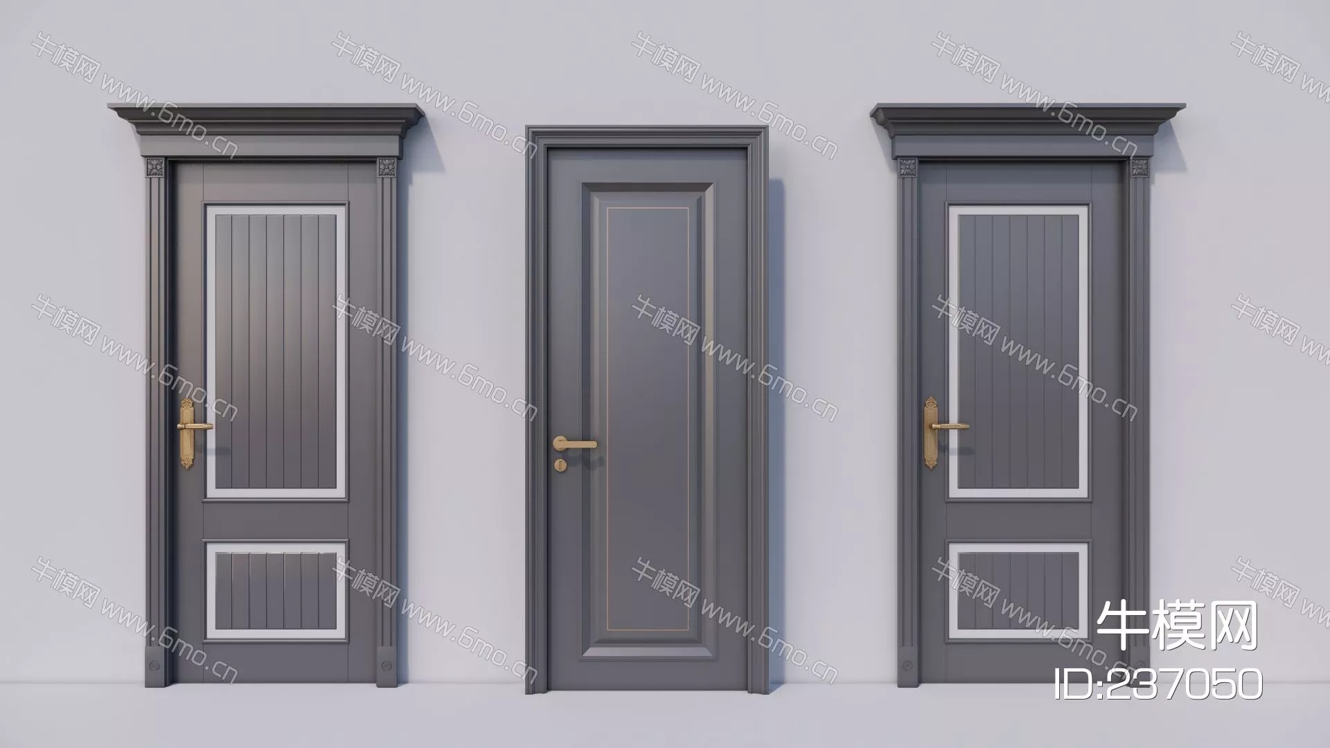 MODERN DOOR AND WINDOWS - SKETCHUP 3D MODEL - ENSCAPE - 237050