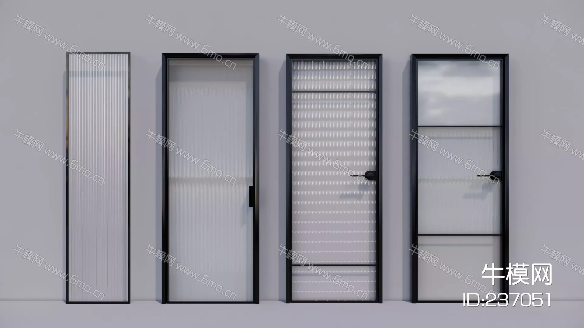 MODERN DOOR AND WINDOWS - SKETCHUP 3D MODEL - ENSCAPE - 237051