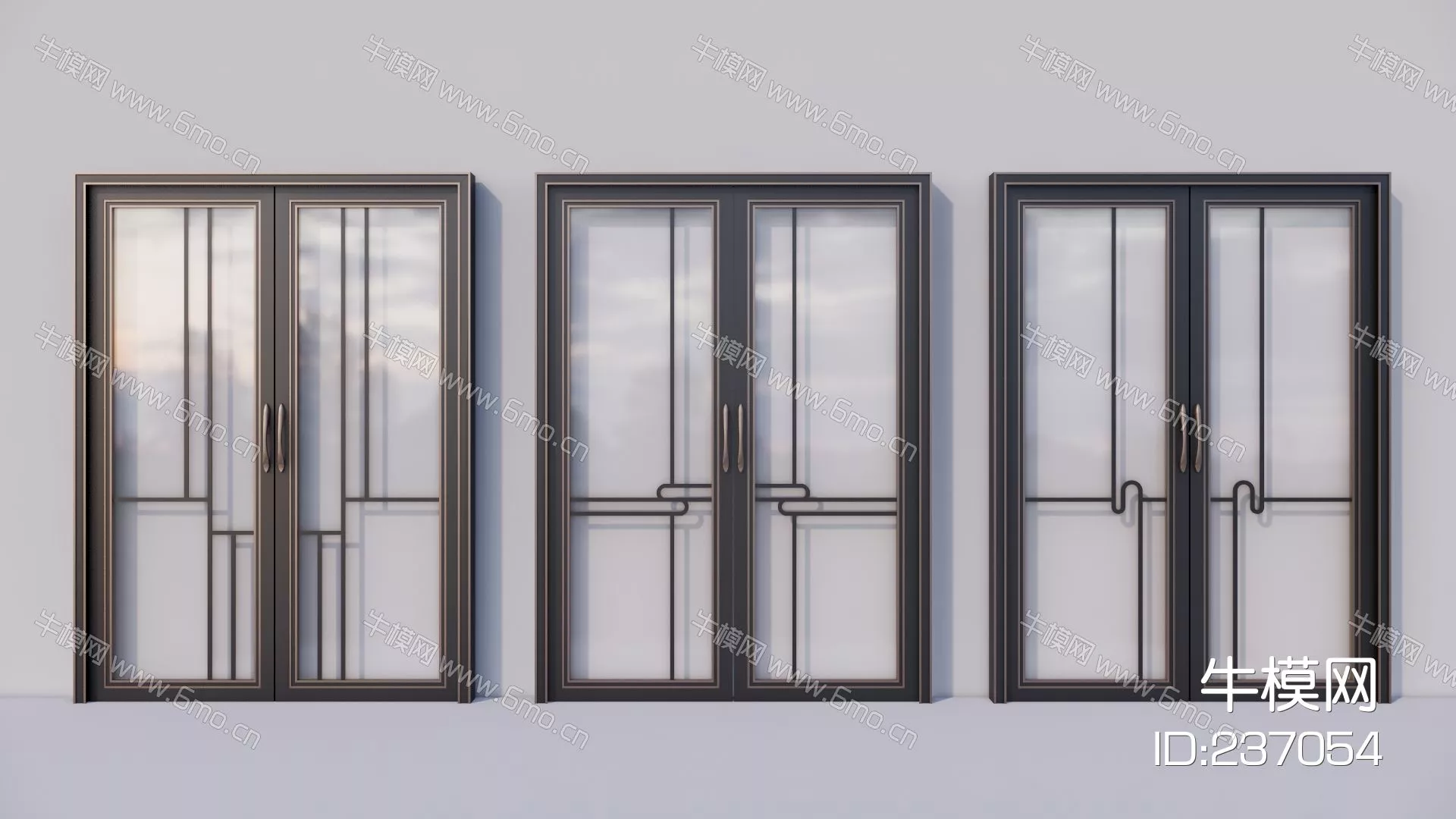 MODERN DOOR AND WINDOWS - SKETCHUP 3D MODEL - ENSCAPE - 237054
