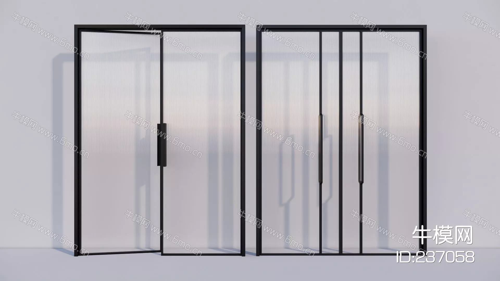 MODERN DOOR AND WINDOWS - SKETCHUP 3D MODEL - ENSCAPE - 237058