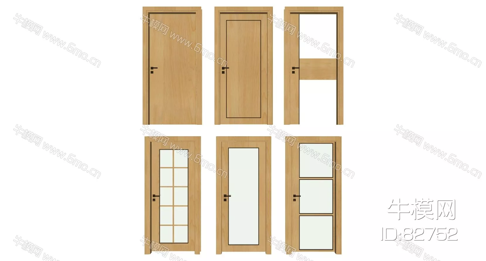 MODERN DOOR AND WINDOWS - SKETCHUP 3D MODEL - ENSCAPE - 82752