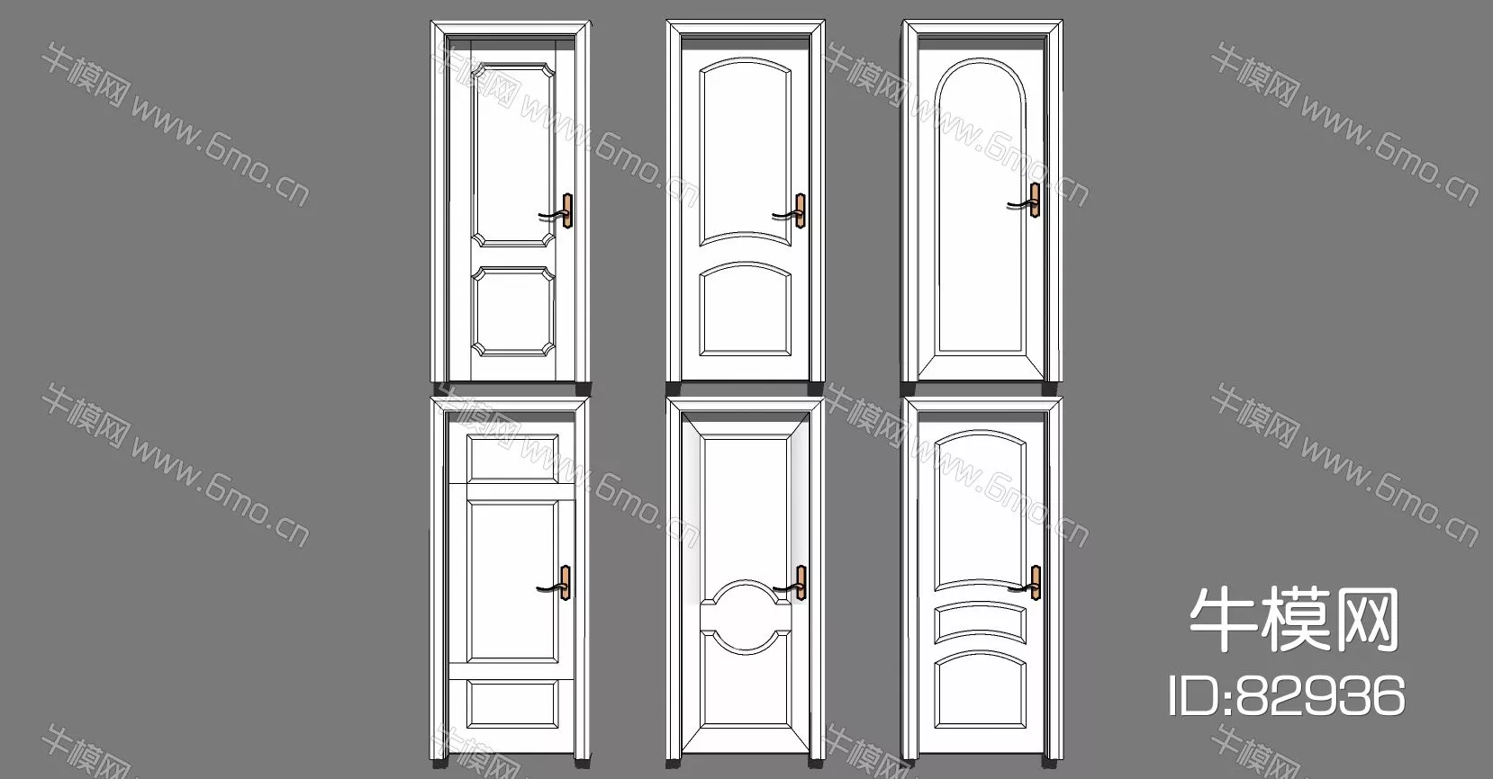 MODERN DOOR AND WINDOWS - SKETCHUP 3D MODEL - ENSCAPE - 82936