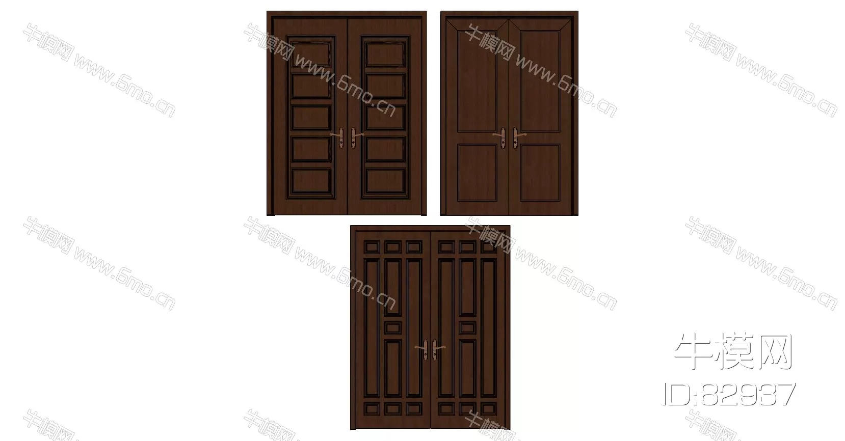 MODERN DOOR AND WINDOWS - SKETCHUP 3D MODEL - ENSCAPE - 82937
