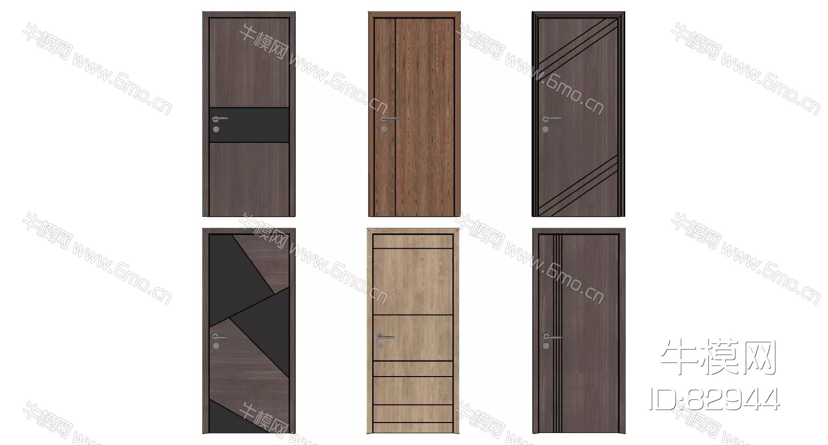 MODERN DOOR AND WINDOWS - SKETCHUP 3D MODEL - ENSCAPE - 82944