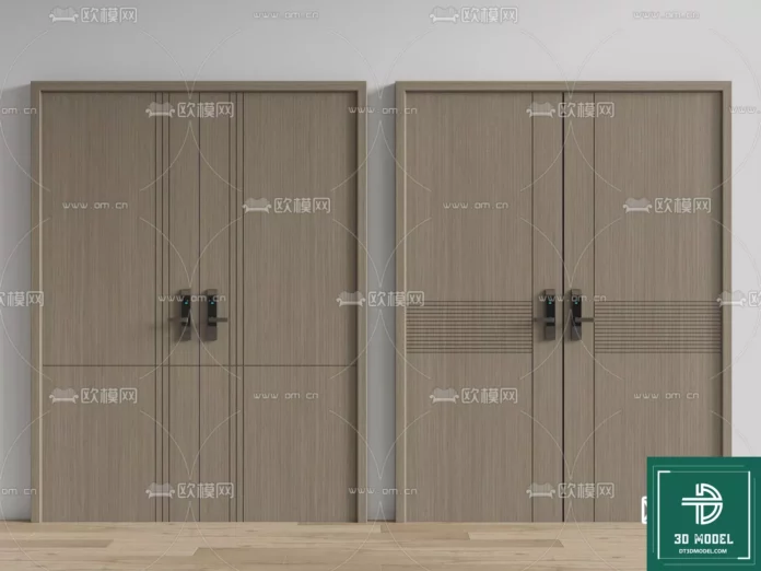 MODERN DOOR - SKETCHUP 3D MODEL - VRAY OR ENSCAPE - ID06740