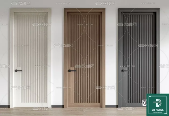 MODERN DOOR - SKETCHUP 3D MODEL - VRAY OR ENSCAPE - ID06797