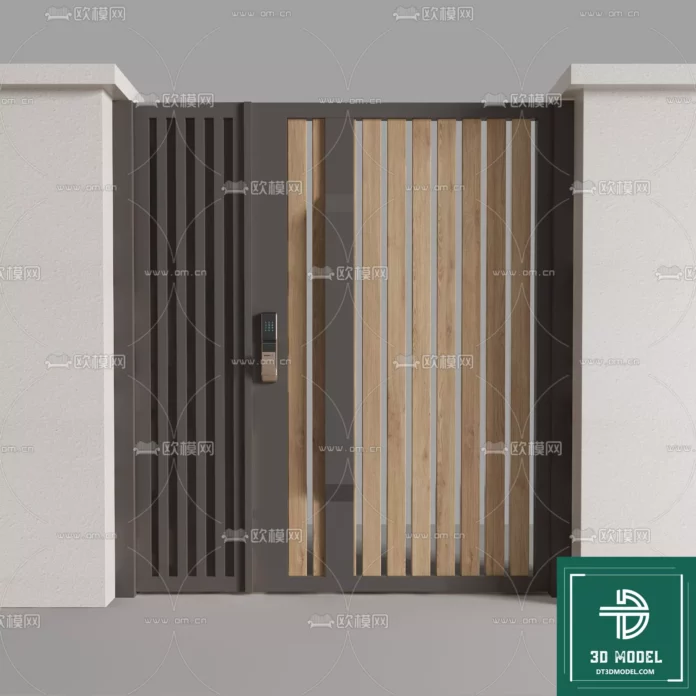 MODERN DOOR - SKETCHUP 3D MODEL - VRAY OR ENSCAPE - ID06801