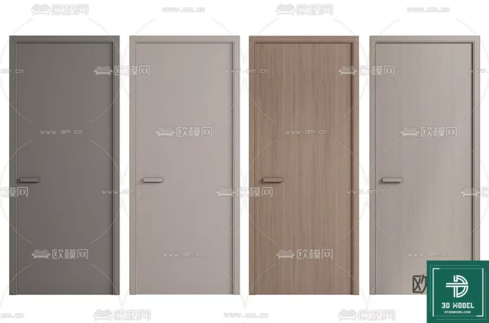 MODERN DOOR - SKETCHUP 3D MODEL - VRAY OR ENSCAPE - ID06803