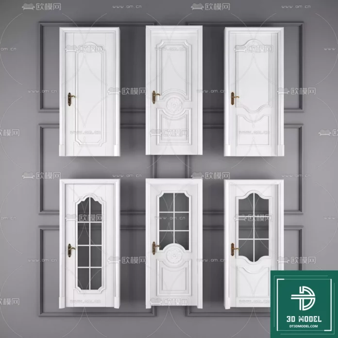 MODERN DOOR - SKETCHUP 3D MODEL - VRAY OR ENSCAPE - ID06806