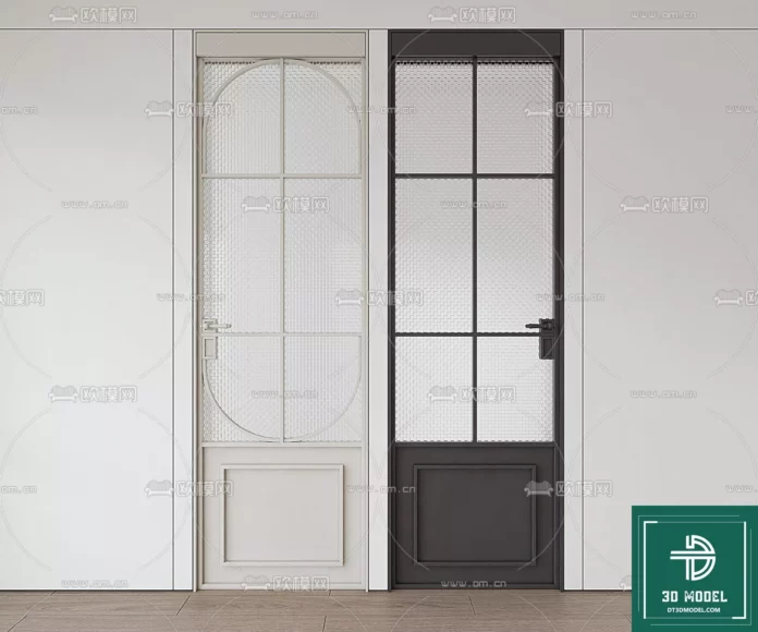MODERN DOOR - SKETCHUP 3D MODEL - VRAY OR ENSCAPE - ID06814