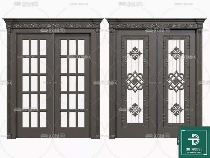 MODERN DOOR - SKETCHUP 3D MODEL - VRAY OR ENSCAPE - ID06822