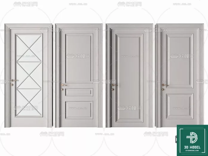 MODERN DOOR - SKETCHUP 3D MODEL - VRAY OR ENSCAPE - ID06825