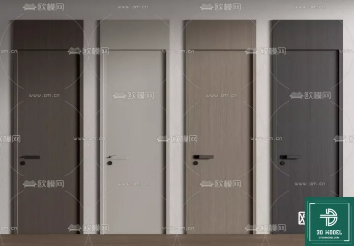 MODERN DOOR - SKETCHUP 3D MODEL - VRAY OR ENSCAPE - ID06837