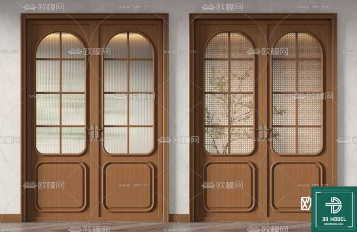 MODERN DOOR - SKETCHUP 3D MODEL - VRAY OR ENSCAPE - ID06842