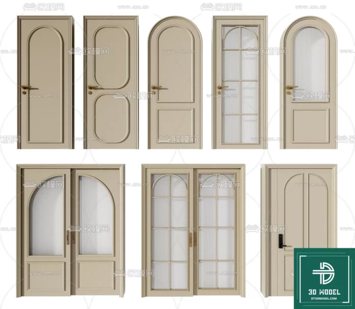 MODERN DOOR - SKETCHUP 3D MODEL - VRAY OR ENSCAPE - ID06845