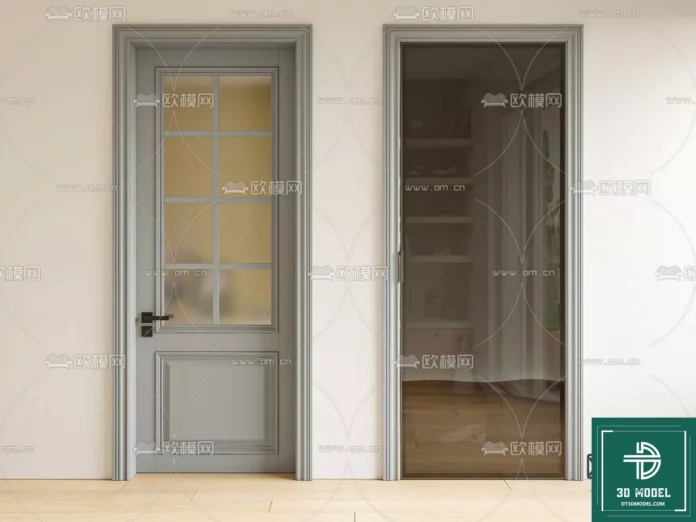 MODERN DOOR - SKETCHUP 3D MODEL - VRAY OR ENSCAPE - ID06851