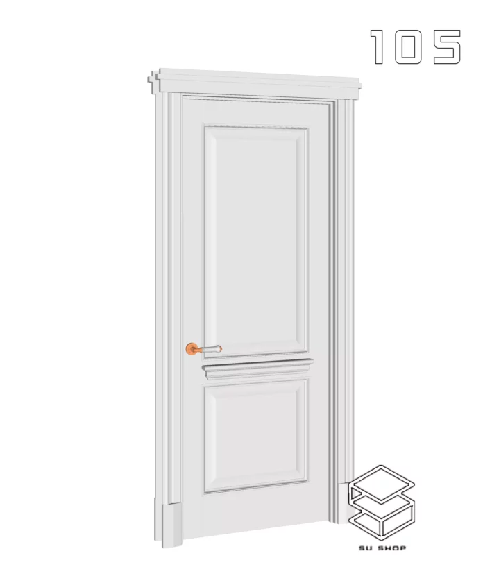 MODERN DOOR - SKETCHUP 3D MODEL - VRAY OR ENSCAPE - ID06884