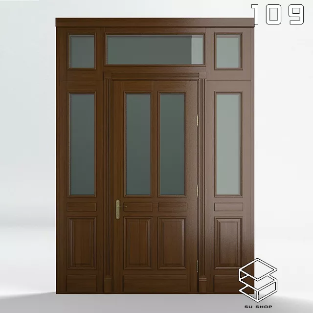 MODERN DOOR - SKETCHUP 3D MODEL - VRAY OR ENSCAPE - ID06888