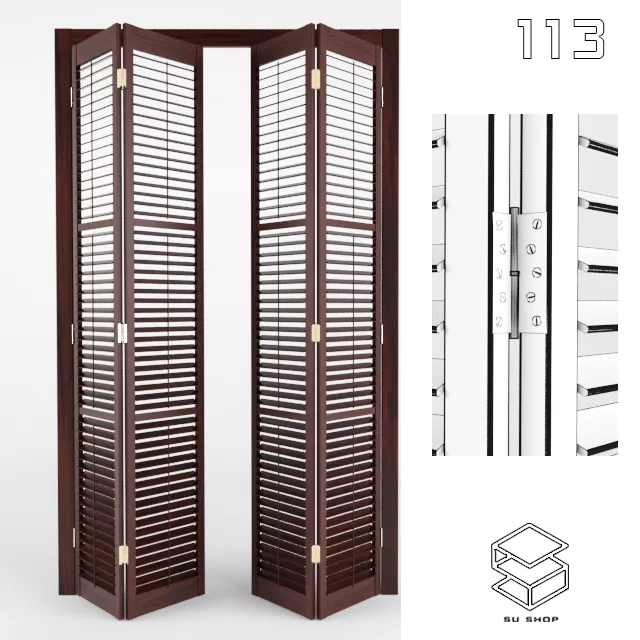 MODERN DOOR - SKETCHUP 3D MODEL - VRAY OR ENSCAPE - ID06893