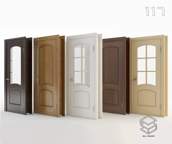 MODERN DOOR - SKETCHUP 3D MODEL - VRAY OR ENSCAPE - ID06897