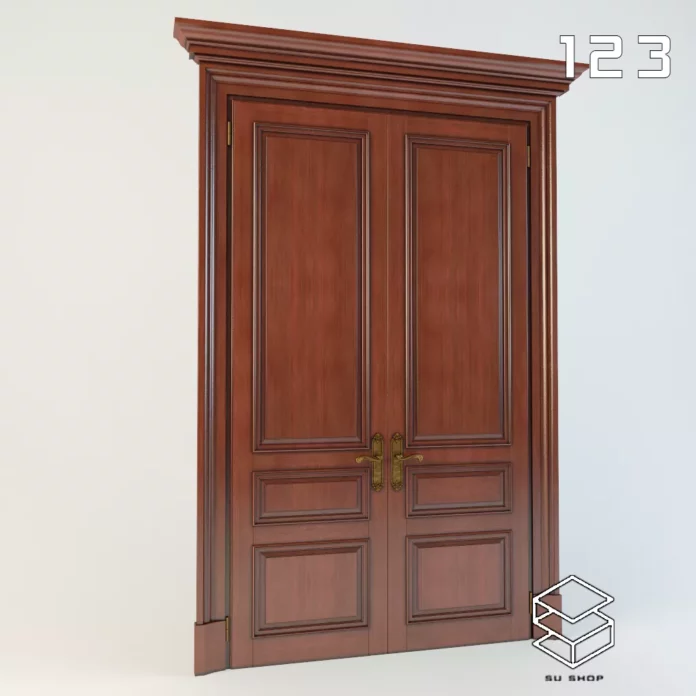 MODERN DOOR - SKETCHUP 3D MODEL - VRAY OR ENSCAPE - ID06904
