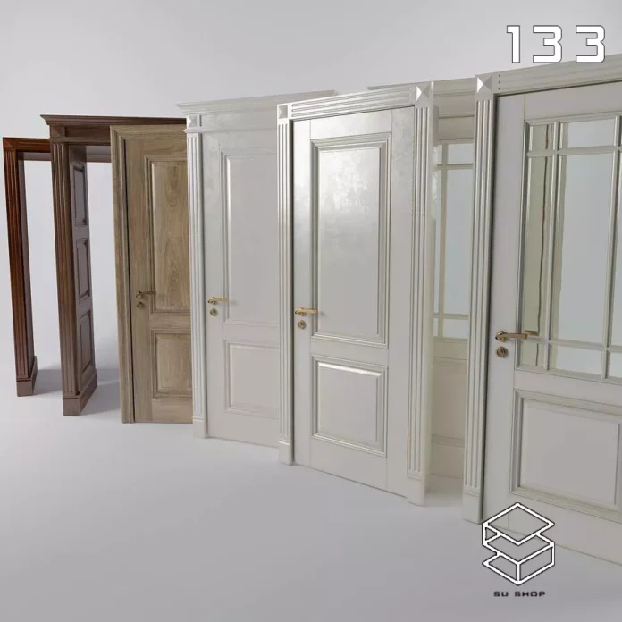 MODERN DOOR - SKETCHUP 3D MODEL - VRAY OR ENSCAPE - ID06915