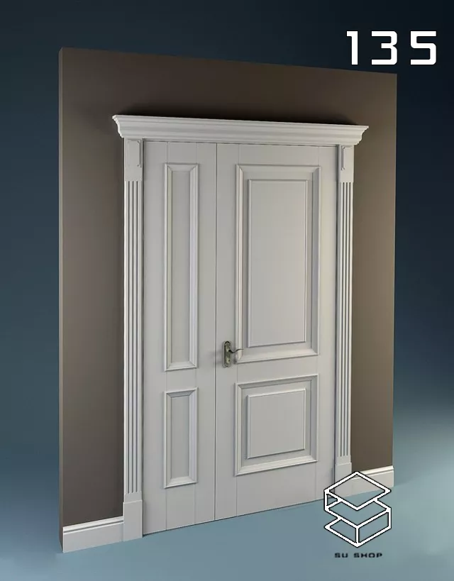 MODERN DOOR - SKETCHUP 3D MODEL - VRAY OR ENSCAPE - ID06917