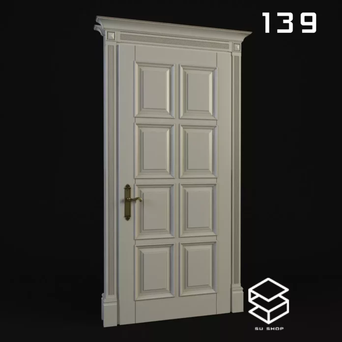 MODERN DOOR - SKETCHUP 3D MODEL - VRAY OR ENSCAPE - ID06921