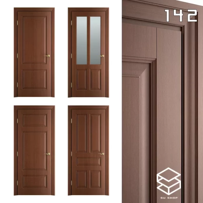 MODERN DOOR - SKETCHUP 3D MODEL - VRAY OR ENSCAPE - ID06925