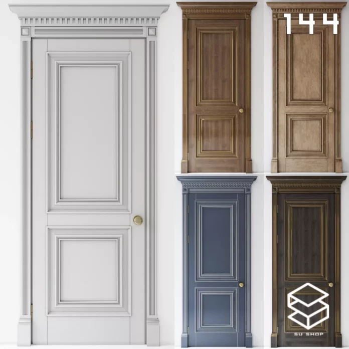 MODERN DOOR - SKETCHUP 3D MODEL - VRAY OR ENSCAPE - ID06927