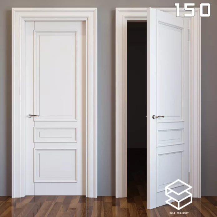 MODERN DOOR - SKETCHUP 3D MODEL - VRAY OR ENSCAPE - ID06934