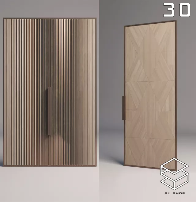 MODERN DOOR - SKETCHUP 3D MODEL - VRAY OR ENSCAPE - ID06951