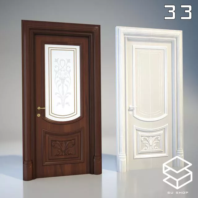 MODERN DOOR - SKETCHUP 3D MODEL - VRAY OR ENSCAPE - ID06954