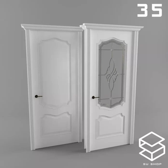 MODERN DOOR - SKETCHUP 3D MODEL - VRAY OR ENSCAPE - ID06956
