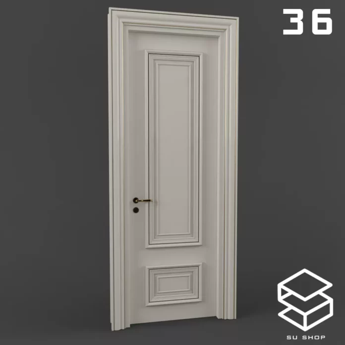 MODERN DOOR - SKETCHUP 3D MODEL - VRAY OR ENSCAPE - ID06957