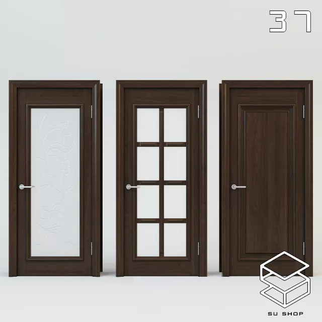 MODERN DOOR - SKETCHUP 3D MODEL - VRAY OR ENSCAPE - ID06958