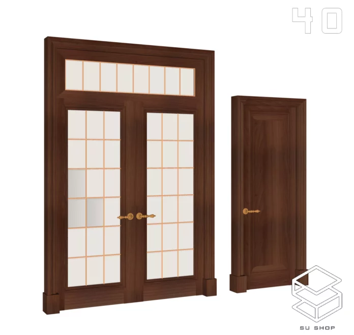 MODERN DOOR - SKETCHUP 3D MODEL - VRAY OR ENSCAPE - ID06962