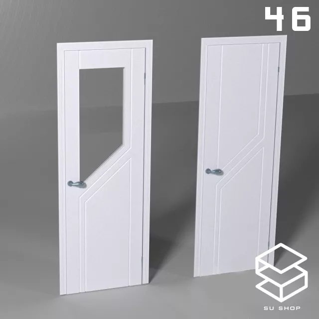 MODERN DOOR - SKETCHUP 3D MODEL - VRAY OR ENSCAPE - ID06968