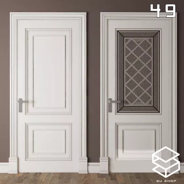 MODERN DOOR - SKETCHUP 3D MODEL - VRAY OR ENSCAPE - ID06971