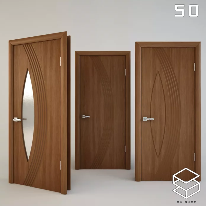 MODERN DOOR - SKETCHUP 3D MODEL - VRAY OR ENSCAPE - ID06973