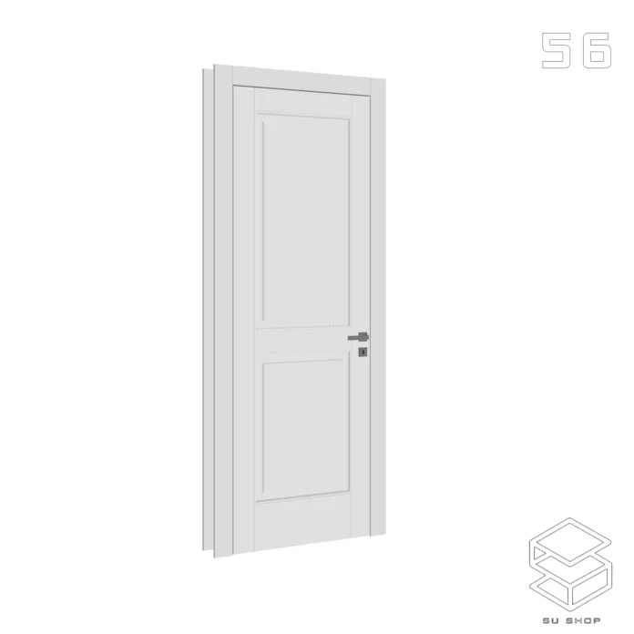 MODERN DOOR - SKETCHUP 3D MODEL - VRAY OR ENSCAPE - ID06979