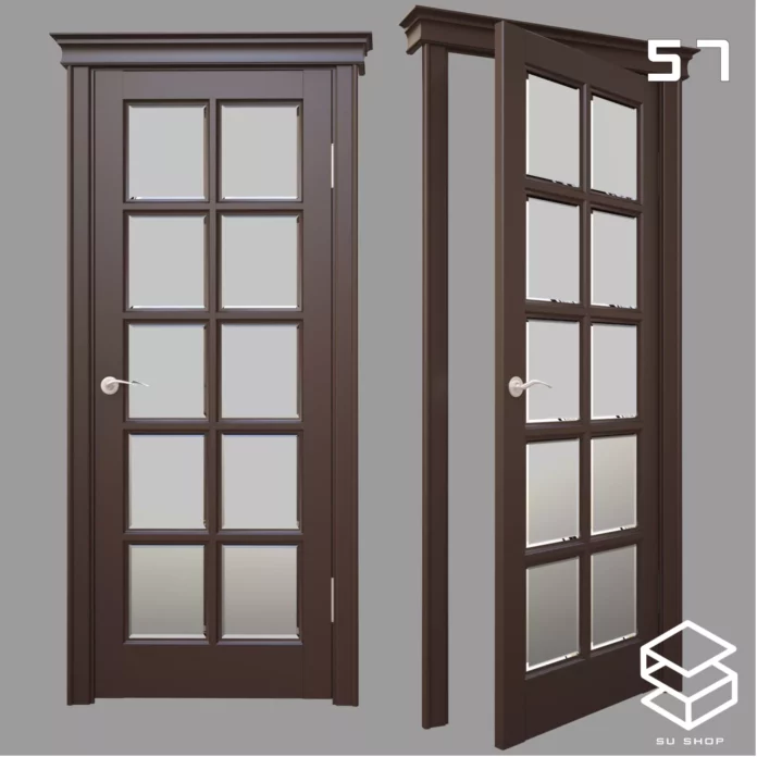 MODERN DOOR - SKETCHUP 3D MODEL - VRAY OR ENSCAPE - ID06980