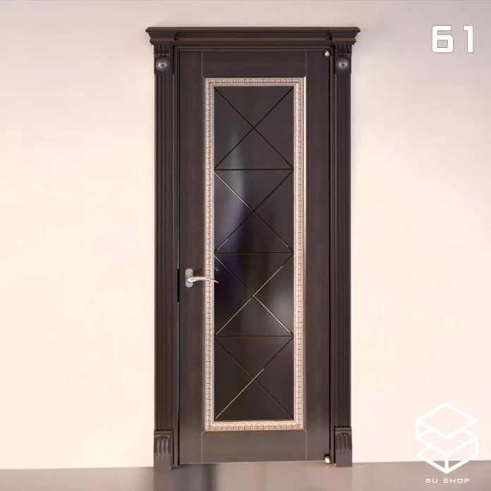 MODERN DOOR - SKETCHUP 3D MODEL - VRAY OR ENSCAPE - ID06985