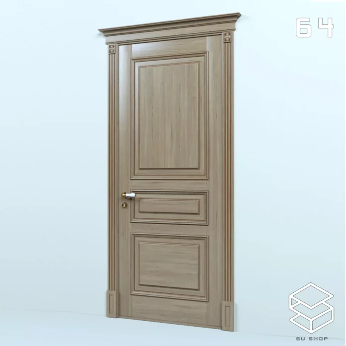MODERN DOOR - SKETCHUP 3D MODEL - VRAY OR ENSCAPE - ID06988